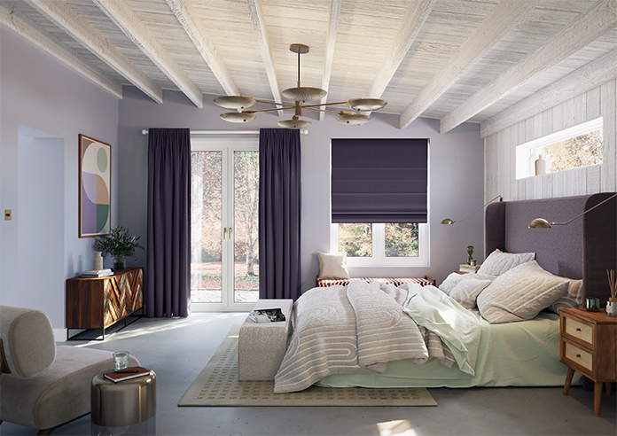 Kyoto Faux Silk, Berry - Made to Measure Curtains - Image 14